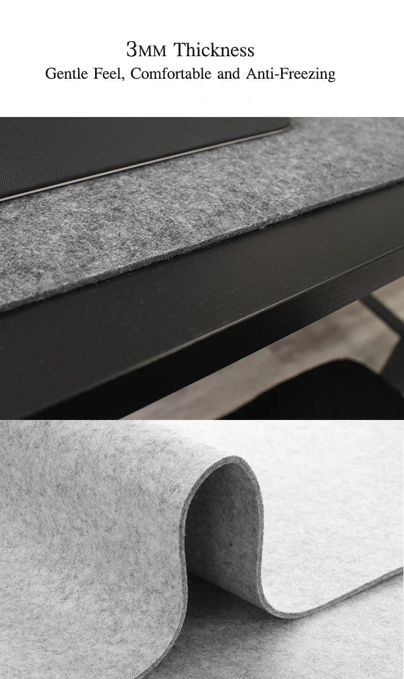 Wool Felt Cushion Large Mouse Pads Gaming Computer Xxl Desk Mat Table Keyboard Laptop Desk Non-slip Deskpad Home Office Mousepad