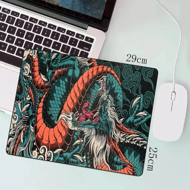 Japanese Dragon  Gaming Mousepad Speed Desk Mat Anime Theme Keyboard Gamer Mouse Pad for Esports