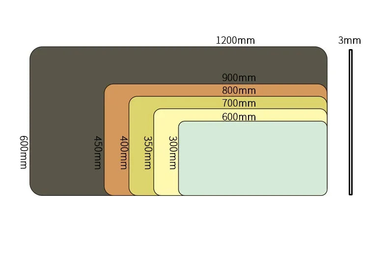 Wool Felt Cushion Large Mouse Pads Gaming Computer Xxl Desk Mat Table Keyboard Laptop Desk Non-slip Deskpad Home Office Mousepad