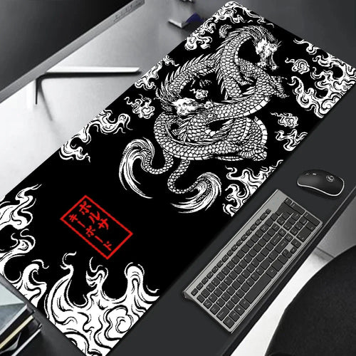 Japanese Dragon  Gaming Mousepad Speed Desk Mat Anime Theme Keyboard Gamer Mouse Pad for Esports
